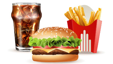 Produktbild BBQ-Burger Menü